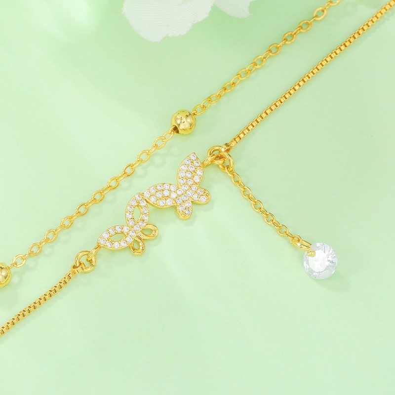 XOEMEL Rose Gold Bracelet for Women Star Bracelets for Womens