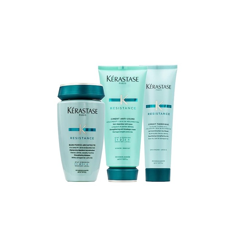 Kerastase Resistance Bain Force Architecte, Ciment Anti-Usure & Ciment Thermique