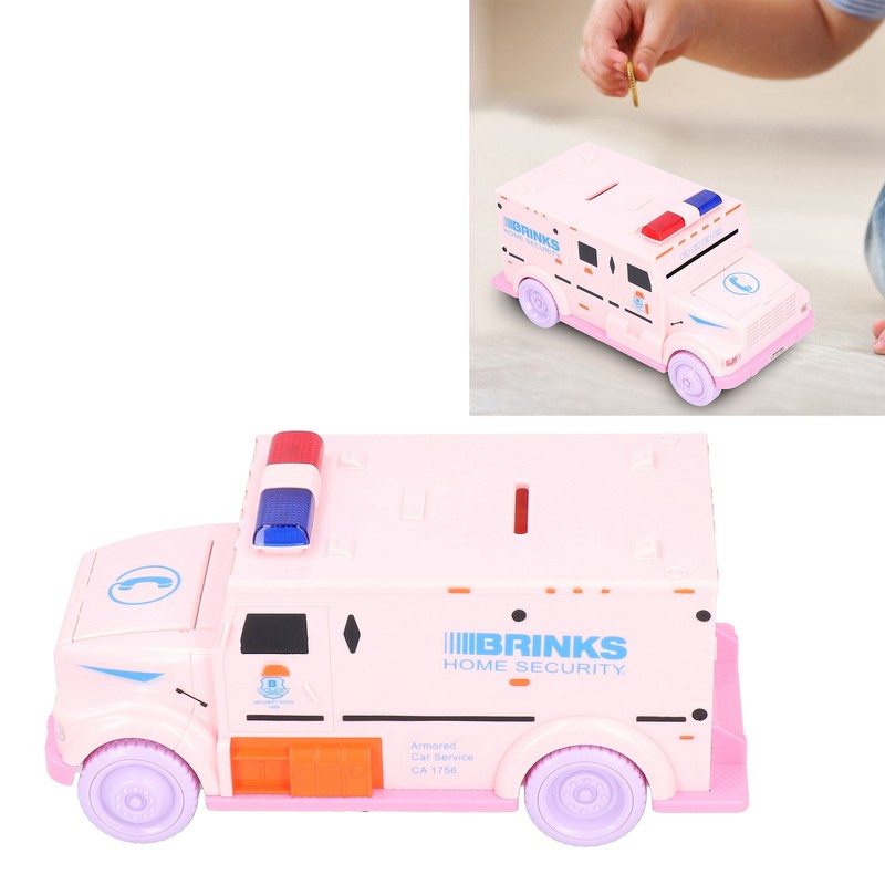Coin Money Saving Box Innovative Car Shaped Password Piggy Bank
