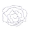100pcs Rose Shape Paper Clips Increased Slip Resistance Lightweight Metallic
