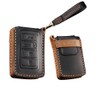 TECART Leather Smart Key Fob Case Shell Fit for Jeep