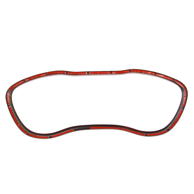 Korlot Red Carbon Fiber Dash Panel Trim Dashboard Cover Frame