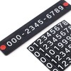 1 Magnetic Parking Number Plate Phone Number Notice / 마그네틱 주차 번호판 전화번호 알림판 1개