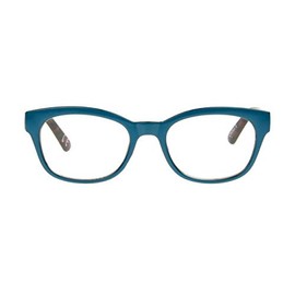 Foster Grant Gloss Women's Georgette Teal Reading Glasses (Teal, 1.25)