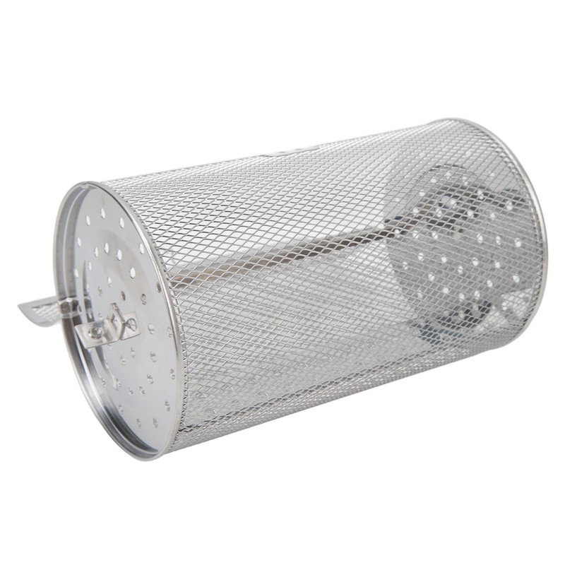 Rolling Grilling Basket Stainless Steel BBQ Rolling Basket Fork Wire