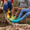 GoWith Unisex Thick Cotton Hiking Socks (Pack of 4), Colour