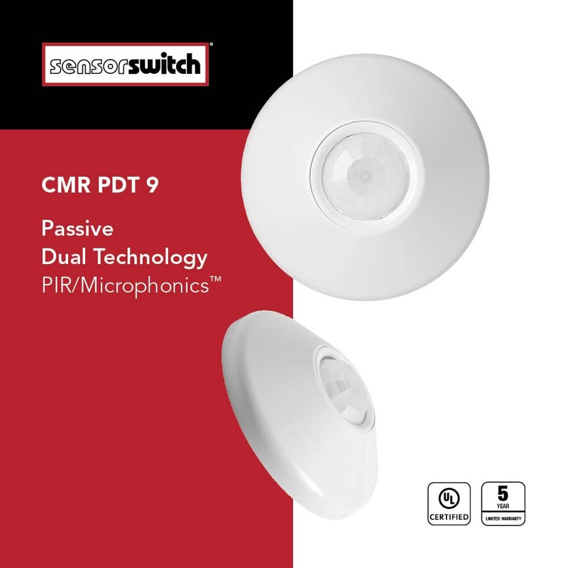 SensorSwitch Ceiling Motion Sensor, PDT Passive Dual Technology Passive Infrared