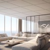 Fasarxiu 24"x24" White Drop Ceiling Tiles Waterproof High-Grade PVC Ceiling