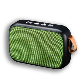 Tek Styz Speaker Compatible with LG VS450PP Fabric Design 3W Playtime 6H Indoor, Outdoor Travel (Green)