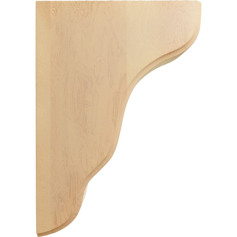 Ekena Millwork BKTW02X05X08PLRO Plymouth Wood Wood Brackets, 1 3/4"W x