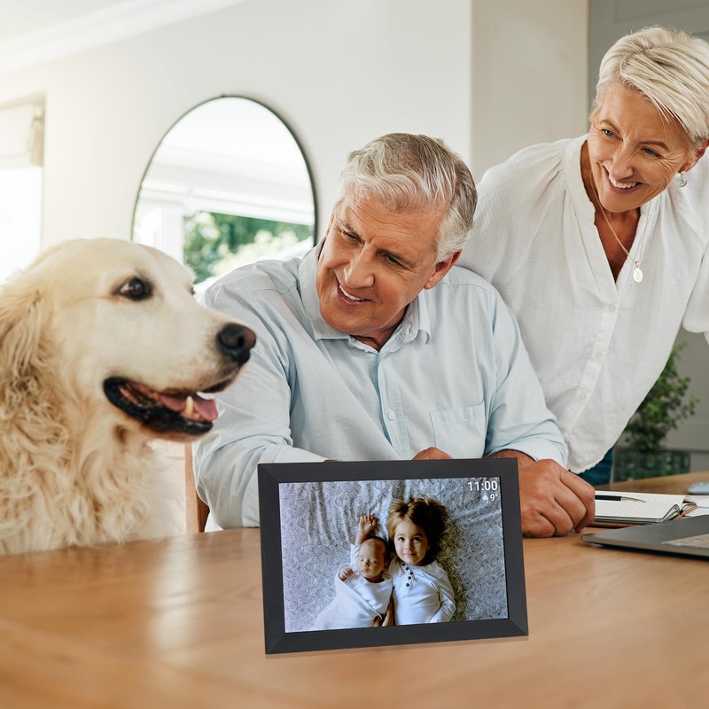 TFA Dostmann Digital WLAN Photo Frame 10 Inches, 37,1000, with