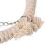 Parrots Standing Perch, Pet Birds Cotton Rope Swing Hanging Chewing