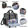Trunab Rolling Scrapbook Tote Craft Organizers and Storage with Wheels,