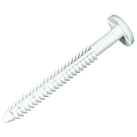 Mid America Vinyl Shutter Lok Fasteners - 001 White Bag of 12