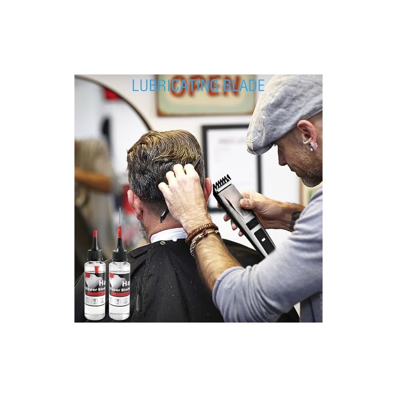 2 Pcs 60 ML Hair Clipper Oil, Shaver Lubricating Oil