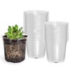 Bluepro Bluepro 60 Packs 3.5 Inch Reinforced Clear Nursery Pots