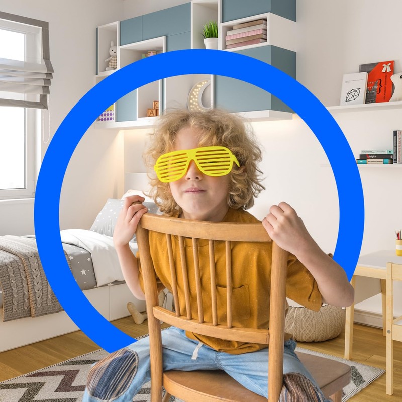 PREXTEX Mega Pack 50 Pairs of Kids Plastic Shutter Shades