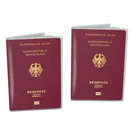 Soul-Cats Passport Cover Transparent 13 x 19 cm Pack of 2, transparent, Classic