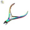 G.S 1PC NAIL CUTICLE NIPPER RAINBOW CLIPPER SCISSOR DEAD SKIN