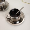 Stainless Steel Coffee Cup Set Double Walled Rustproof Modern Latte
