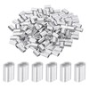 sourcing map 1/16" 1.5mm Aluminum Crimping Loop Sleeve Double Ferrule