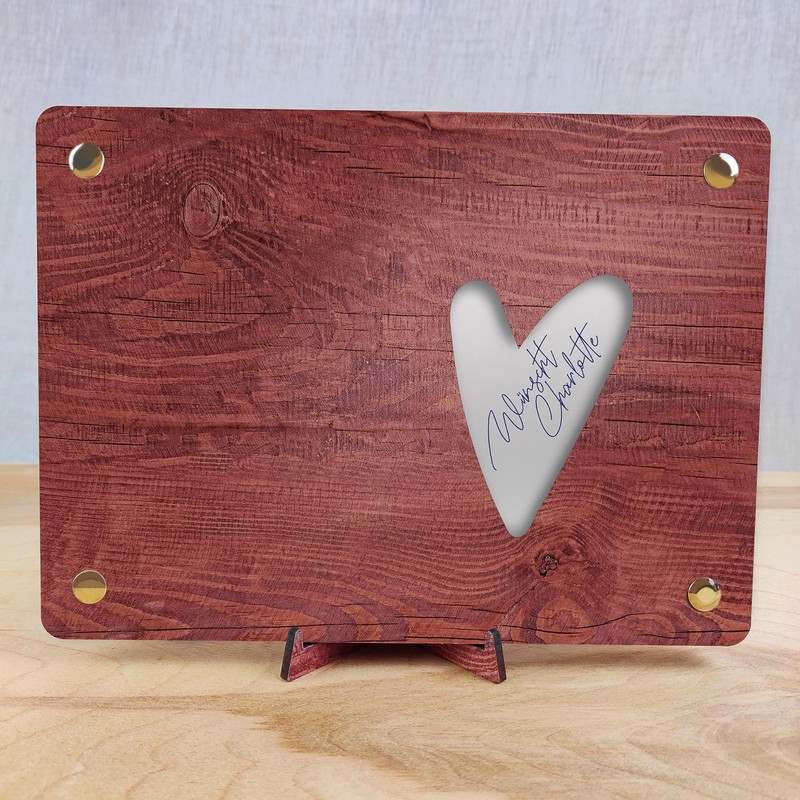Baby Geschenk Geburt - XL Geldgeschenk aus Holz inkl. Ständer
