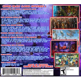 Hidden Object Classic Mysteries 6 - 10 Great Games - Collectors Editions Included
