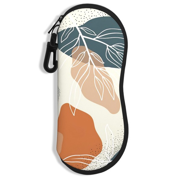 NPOOYI Sunglasses Soft Case, Ultra Light Portable Neoprene Zipper Glasses