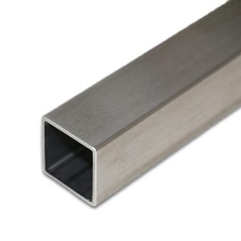 Stainless Steel Square Pipe HL t2.0 x 40 x 20 Length 300mm Custom Cut
