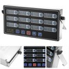 QWORK 12 Channel Multi-Timer Kitchen Clock, LED Digital Cooking Timer,