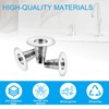 PARFCO Drain Strainer, 3 Pieces Strainer Shower Drain Hair, Stainless