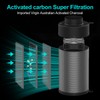 HYDROWE Air Carbon Filter with Built-in Fan, 4 Inch, Australian