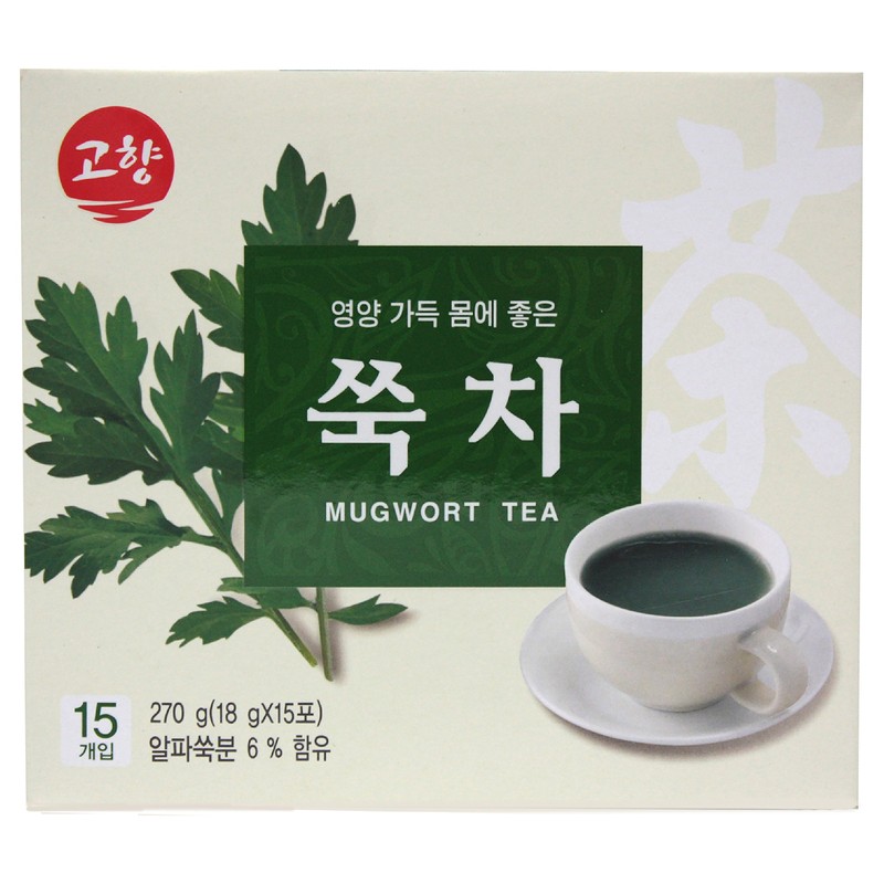 GOHYANG KOREAN Mugwort Tea_18g x 15 Tea Bags_Product of Korea
