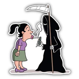 Magnet Smoking Kills Window Truck Car Vinyl Flexible Magnet Magnetic Bumper Sticker 4'' x 5''