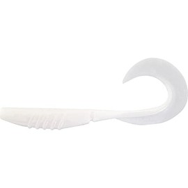 MEGABASS KISS - X Layer Curly 3.5 01 Solid White (7/Pack) - 8cm