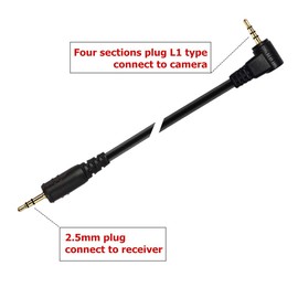 Pixel RW-221/L1 Wireless Remote Control Release Remote Control Remote Switch for Panasonic S5, S1, G95, G91, G90, FZ10002, G9, GH5, GH5M2, GH6, G85, G81, G80, GX8, GX7, GX1, GH4, GH3, GH2, FZ250 0,