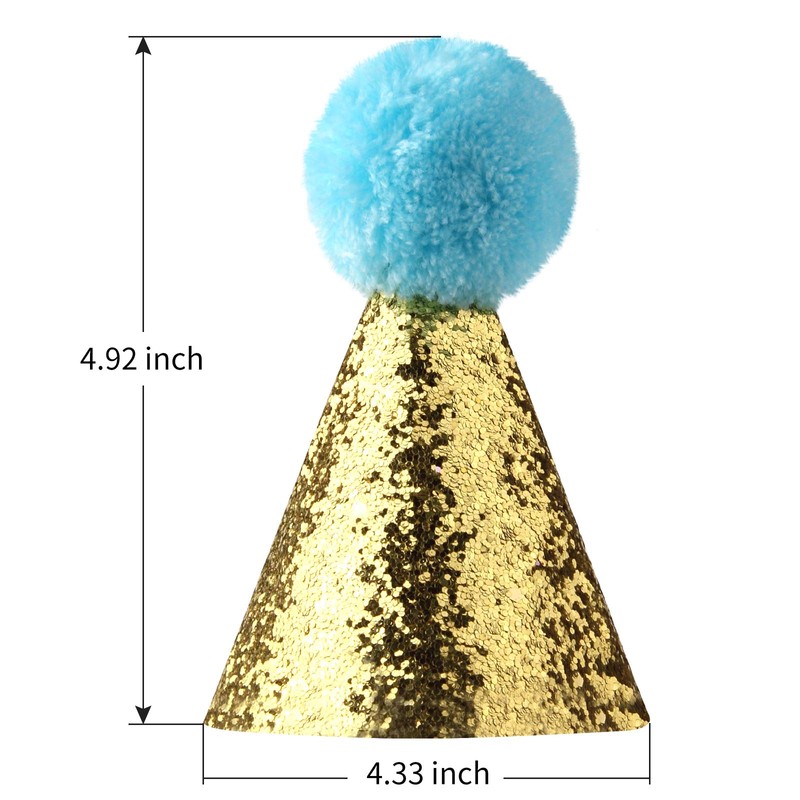 3pcs Dog Birthday Hat for Pets Party Decoration Supplies， Cat