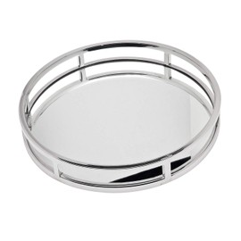 Godinger 49831 Aspen 13 Round Gallery Tray,