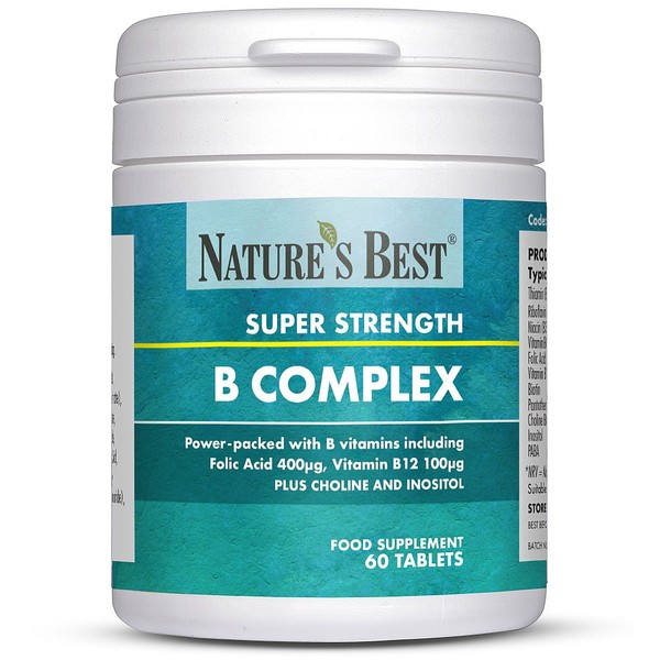 Natures Best Super Strength B Complex (Formerly B100 Complex), B