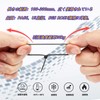 500pcs Nylon Cable Ties Weather Resistant 5 Sizes Outdoor Weather
