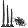 Qrity Pack of 100 Flat Head Wood Screws Self-Tapping Screws