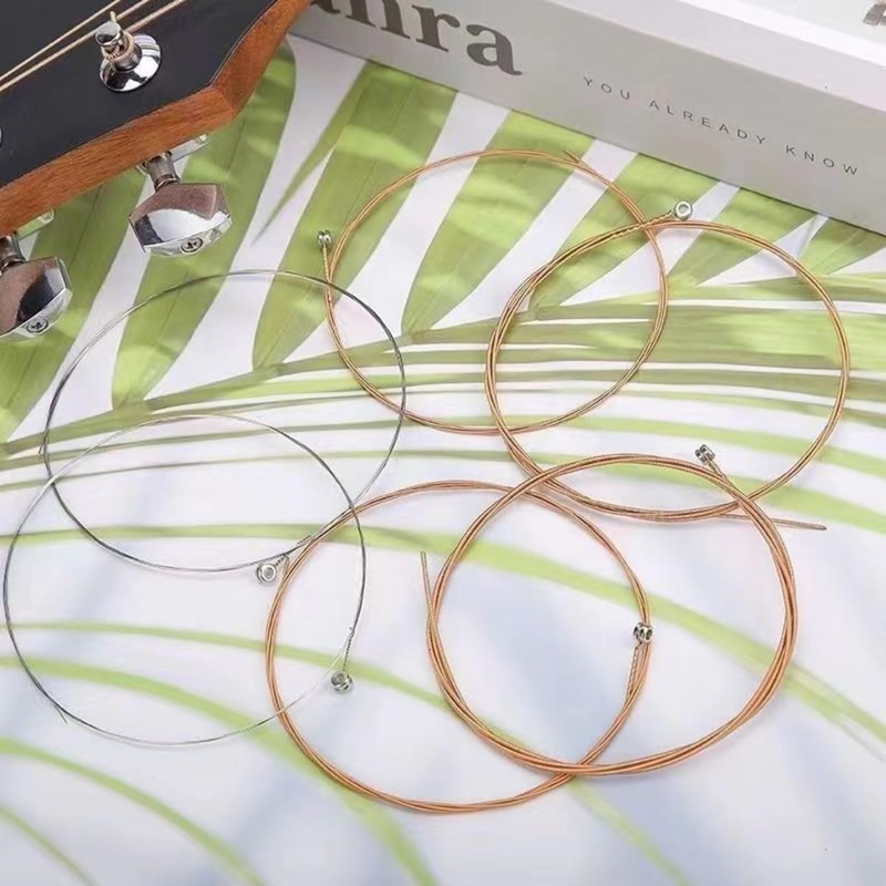 Msagkah Guitar Strings, 1 Set of 6 Acoustic Guitar Strings,
