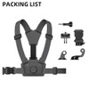 Rugvis Quick Release Adjustable Chest Mount Harness Strap，Chest Strap Body