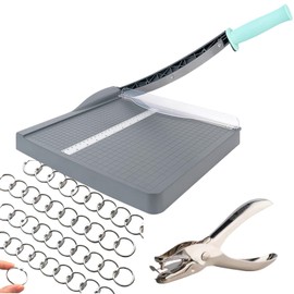 12 Inch Paper Cutter, 16 Sheet Capacity Guillotine Paper Cutter Paper Cutting Board, Guillotine Trimmer for Cutting of Cardstock, Photos, and Crafts