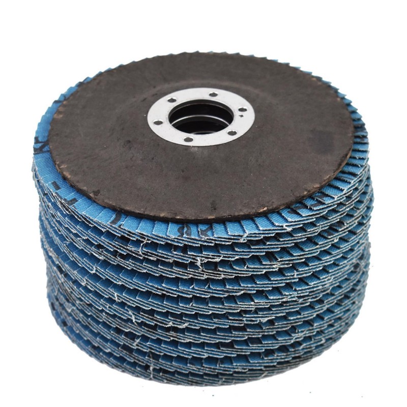 munirater 10 Pack Zirconia Flap Discs 4-1/2 for Angle Grinder