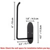 2 pcs Curtain tiebacks Hooks Screw-in, Curtain holdbacks Wall Mounted,