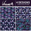 Vnaaem 12 Pcs Birthday Wrapping Paper Galaxy Space Gift Wrap