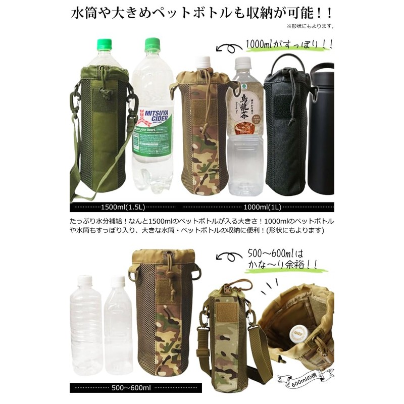 Suitcase Company GPT Plastic Bottle Holder, Large Plastic Bottle Case,