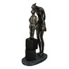 Gilde 89360 Mum and Child Sculpture Bronze Base in Grey