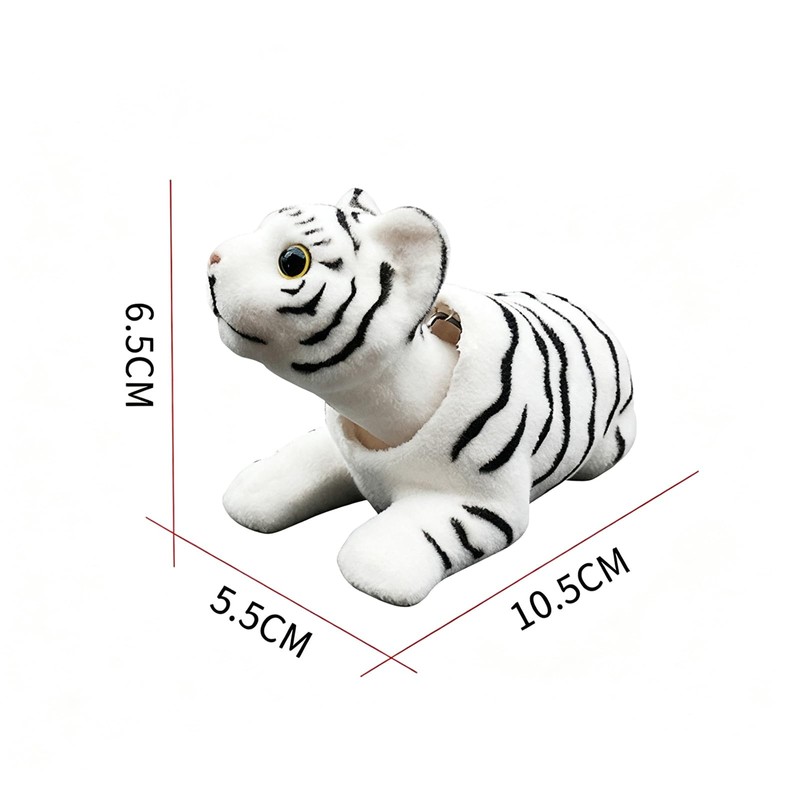 Hoshisea Bobble Head Tiger, Car Doll Resin, Bobble Tiger Car